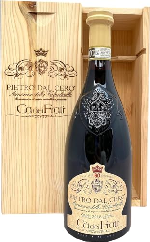 Pietro Dal Cero Amarone della Valpolicella DOCG 2017 | 0,75 L in Holzkiste | mit Drop Stop Weinausgießer fabelhafte-geschenke von fabelhafte-geschenke