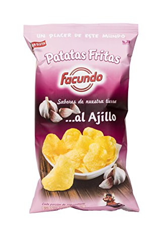 Facundo - Patatas Fritas al Ajillo, Chips mit Knoblauch - 55g von facundo