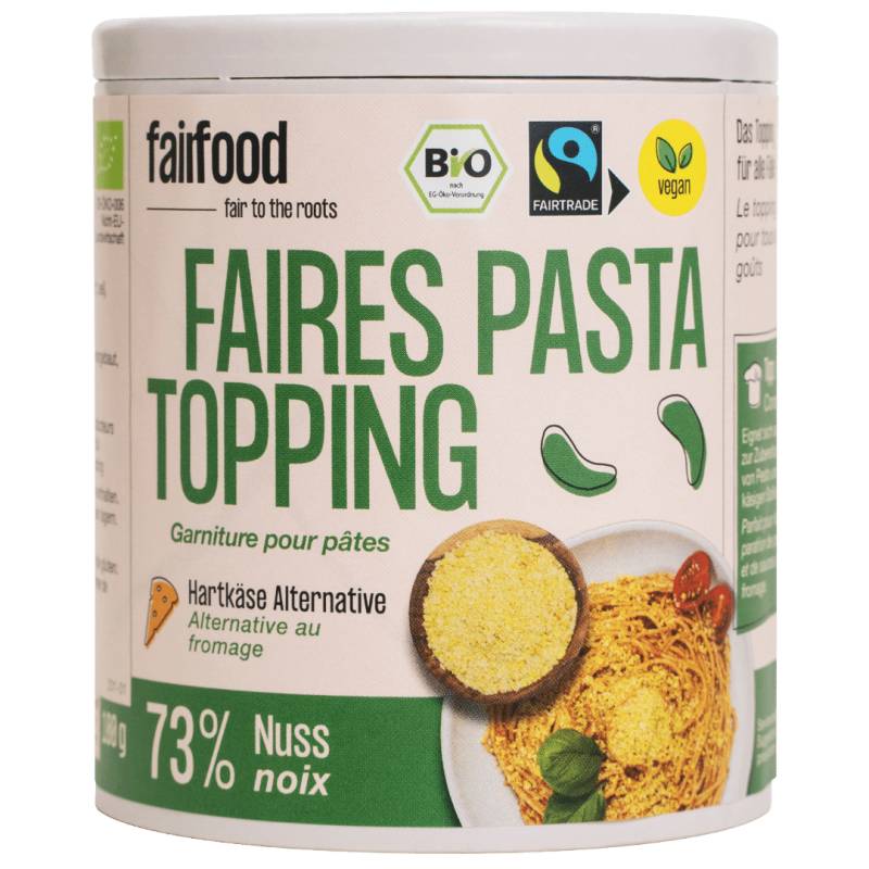 Faires Pasta Topping Papierdose 100g von fairfood