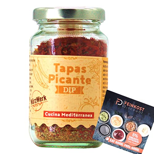 Tapas Picante DIP 60g Gewürzmischung | mit Rezeptheft | Würzwerk spanische Küche von fd feinkost discount