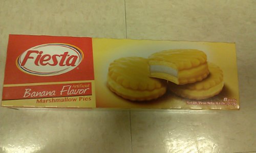 2 Box of Fiesta Marshmallow Pies Banana Flavor (Guineo) von Fiesta