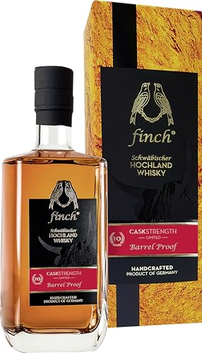 finch Whiskydestillerie CaskStrength Limited 10 Years Barrel Proof 54% vol Schwäbischer Whisky (1 x 0.5l) von finch Whiskydestillerie