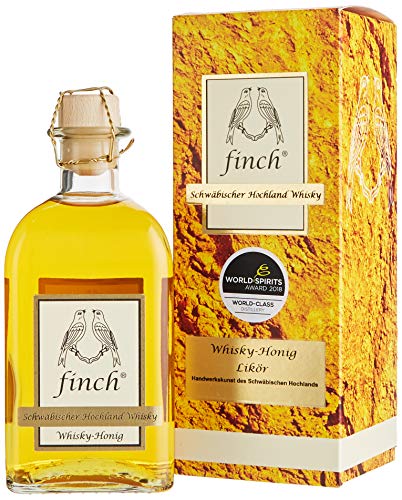 finch Whiskydestillerie FineSelection Whisky-Honig Likör 27Prozent vol (1 x 0.5 l) von finch Whiskydestillerie