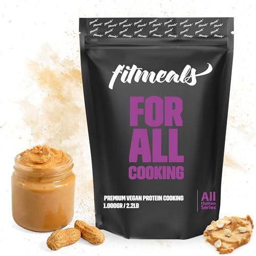 Fitmeals Erdnusspulver, 100% natürliche Zutaten, proteinreich, fettarm, ohne Zuckerzusatz, perfekt für Erdnussbutter, Smoothies, Backen, Desserts & Fitness, vegan, glutenfrei, hochwertig & lecker von fitmeals