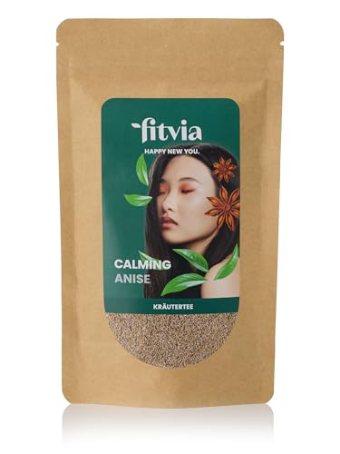 fitvia Kräutertee "Calming Anise": loser Tee, Anis-Tee - echter Anis, ohne Zuckerzusatz, 100g von fitvia