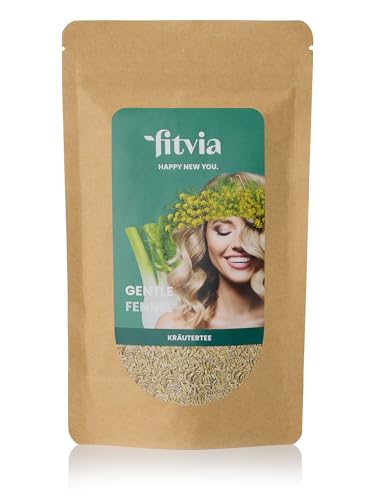 fitvia Kräutertee "Gentle Fennel": loser Tee, Fencheltee - echte Samen, ohne Zuckerzusatz, 100g von fitvia