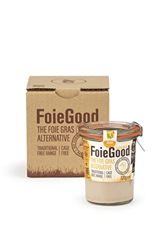 FoieGood - Entenaufstrich - Entenleberpastete - Geeignet als Vorspeise - Geschmeidig und Cremig - Ohne Zwangsernährung - 120 g Glasbehälter von foiegood