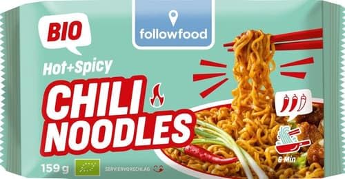 followfood BIO Hot & Spicy Chili Noodles (0.16 kg) von followfood