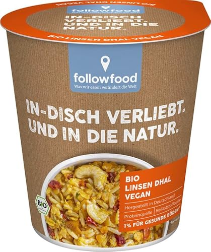 followfood Bio Linsen Dhal, 65 g von followfood