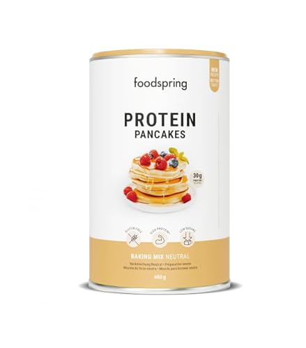 foodspring - Neutrale Protein Pfannkuchen 400g - Protein Zubereitung für Pfannkuchen - Glutenfrei von foodspring