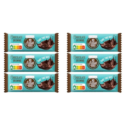 frankonia CHOCOLAT Chocolate Brownie Riegel, Nutri Score A, 6er Pack (3 x 50 g) von frankonia CHOCOLAT