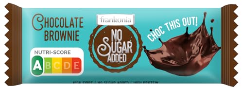 frankonia CHOCOLAT NO SUGAR ADDED Chocolate Brownie Riegel Nutri Score A, 50 g von frankonia CHOCOLAT