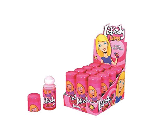 Freekee Lickedy Lips | Zungenroller mit Flüssigbonbon mit Fruchtgeschmack | 12 Zungenroller im Tray | 1er Pack (12 x 80 g) von freekee