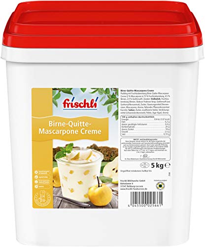 Frischli Birne-Quitte Mascarponecreme leckeres Saisondessert 5000g von frischli Milchwerke GmbH