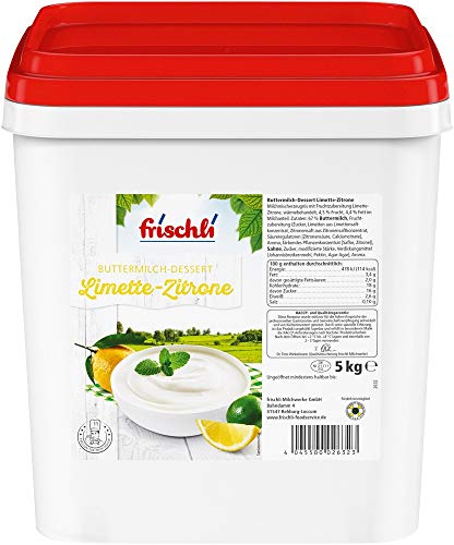 Frischli Buttermilch-Dessert Limette-Zitrone köstlich und cremig 5000g von frischli Milchwerke GmbH