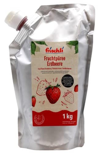 frischli Fruchtpüree Erdbeere, (1 x 1 kg) von frischli