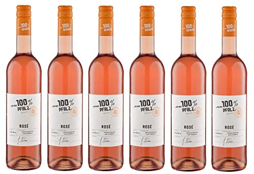6x 0,75l - "für mich 100% Pfalz" - Rosé - Qualitätswein Pfalz - Deutschland - Rosé-Wein trocken von "für mich 100% Genuss"