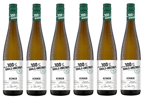 6x 0,75l - 2022er - "für mich 100% Saale-Unstrut" - Kerner - Qualitätswein Saale-Unstrut - Deutschland - Weißwein halbtrocken von "für mich 100%..."