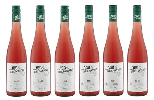 6x 0,75l - 2023er - "für mich 100% Saale-Unstrut" - Rosé - Qualitätswein Saale-Unstrut - Deutschland - Rosé-Wein halbtrocken von "für mich 100%..."