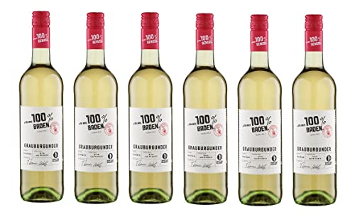 6x 0,75l - 2023er - "für mich 100% Baden" - Grauburgunder - Qualitätswein Baden - Deutschland - Weißwein trocken von "für mich 100%..."