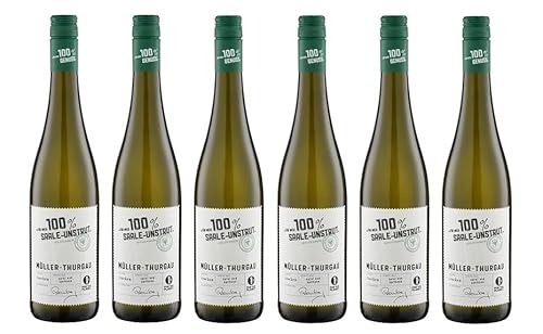 6x 0,75l - 2023er - "für mich 100% Saale-Unstrut" - Müller-Thurgau - Qualitätswein Saale-Unstrut - Deutschland - Weißwein trocken von "für mich 100%..."