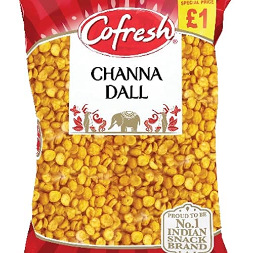 Cofresh Chana Dal 350g (1 Stück) - Würzige Crunchy Tea Time Snack von ganaric