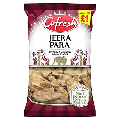 Cofresh Jeera Para 300g (1 Stück) - Hergestellt mit indischen Zutaten - knusprig und würzig - leckerer indischer Snack von ganaric