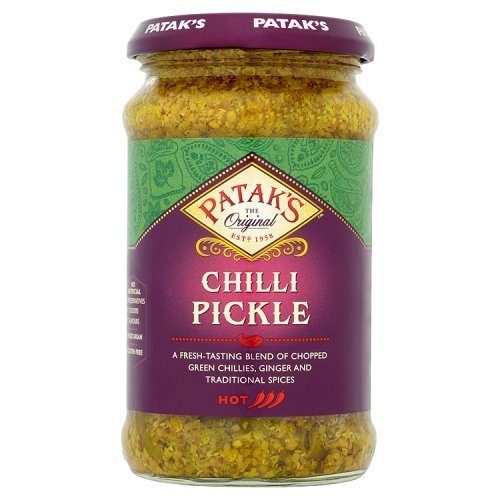 Patak Chili Gurke 283g - Traditioneller indischer Achaar - Achaar mit natürlichen Zutaten - Bietet das ideale indische Esserlebnis (1 Stück) von ganaric