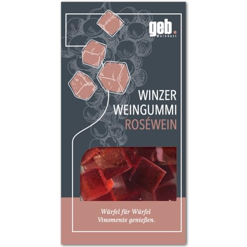 WinzerWeingummi - Roséwein, 150g von geb . Sächsischer ElbWeingummi