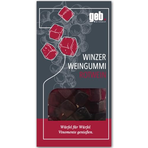 WinzerWeingummi - Rotwein, 150g von geb . Sächsischer ElbWeingummi