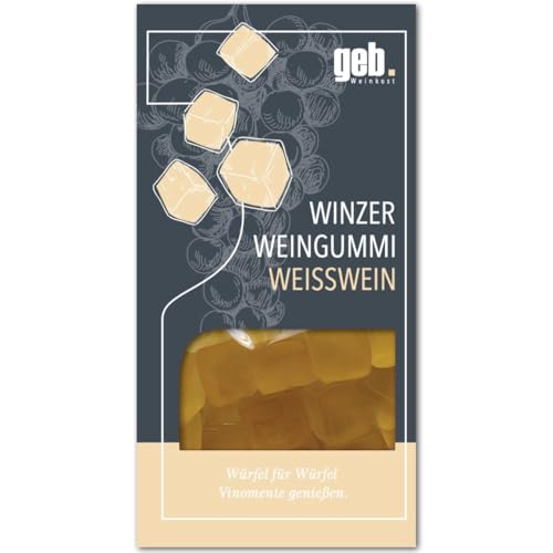 WinzerWeingummi - Weißwein, 150g von geb . Sächsischer ElbWeingummi