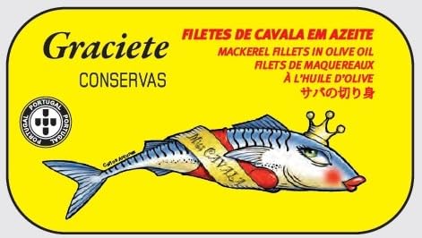 Conservas GRACIETE - Gourmet-Makrelenfilets in Olivenöl - 5er Pack (5 x 120 gr) von generic