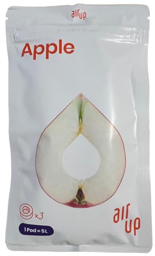 3 x Air Up Pod Original verschiedene Geschmacksrichtungen, Zubehör für Trinkflasche, aromatisierte Pod, 0 Kalorien, kein Zucker, natürliche Aromen (Apfel) von generisch