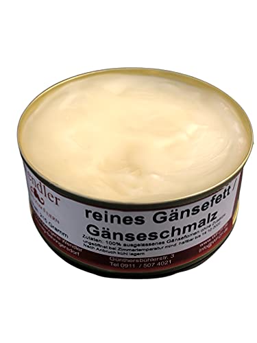 Gänsefett/Gänseschmalz ungewürzt hausgemacht (360gr) von LNEE