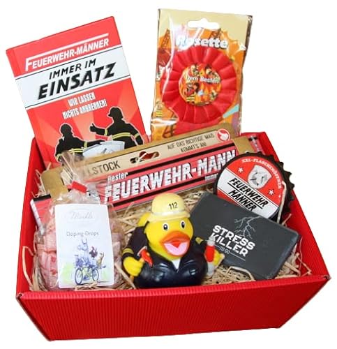 Geschenke Korb Feuerwehr Mann von generisch