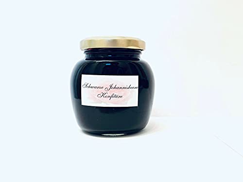 Schwarze Johannisbeeren - Konfitüre - Cassis - handgemacht- 250 g - von generisch