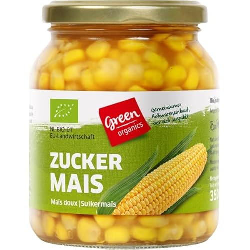 green Zuckermais im Glas (330 g) - Bio von green