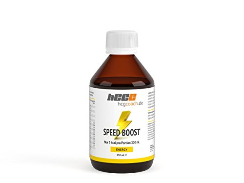 hCGC® SpeedBoost (250ml) | Zuckerfreies Getränkekonzentrat - Sirup | Mischverhältnis 1/50 | 0,75g Kohlenhydrathe pro 300ml Mixgetränk | 10 Vitaminen | Magnesium | B6, B12 | Folsäure | Energy von hCGC