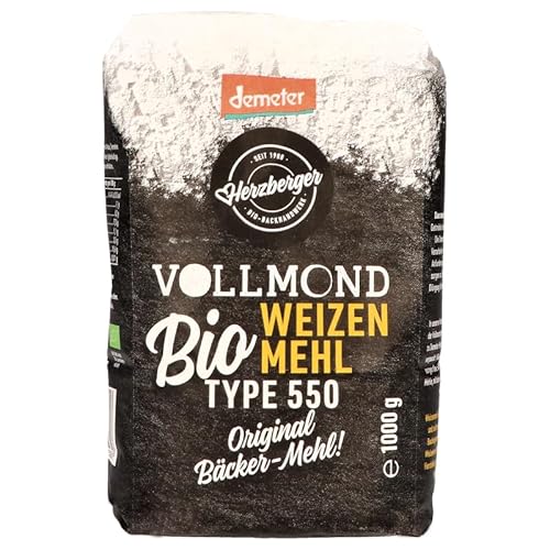 Herzberger Vollmond Bio Weizenmehl, Typ 550, 1 kg von herzberger