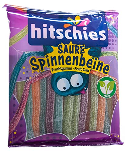 vegetarische saure Fruchtgummi Spinnenbeine Sticks Mix 125g von hitschler International GmbH & Co. KG