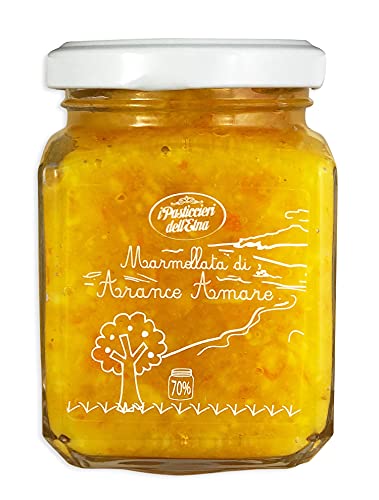 Fruchtige Bitterorangen Marmelade mit Schale aus Sizilien 250gr von i Pasticceri dell'Etna