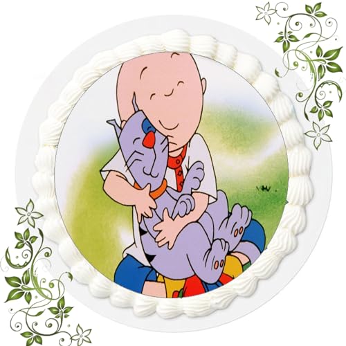 FONDANT Tortenbild, Zuckerbild mit Motiv, Essbares Foto für Torten, Tortenbild, Tortenaufleger Ø 20cm FONDANT Calliou Nr. 8 von ich