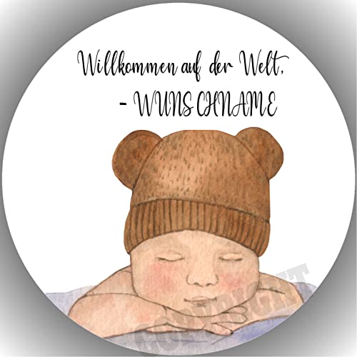 Fondant Tortenaufleger Tortenbild Geburtstag BABY/BABYPARTY von ich