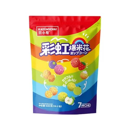 ikondecor Infinitely Great Home Decor Center Gourmet Popcorn 220g Bag Rainbow Popcorn Chinese Food Snack von ikondecor