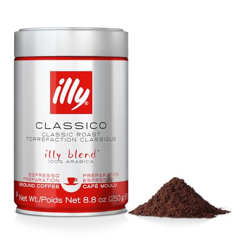 Illy Cafe Medium Roast Fine Grind Espresso Coffee 8.8 oz Harold Import EC10 von illy