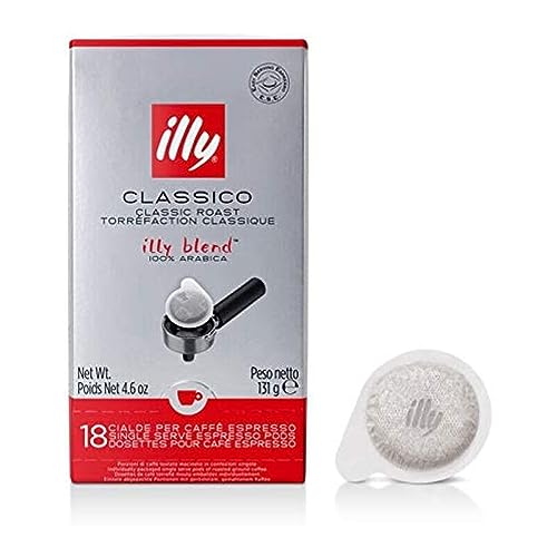 illy Classico Medium Roast ESE Espresso Kaffeepapier, insgesamt 12 x 18 Portionen von illy