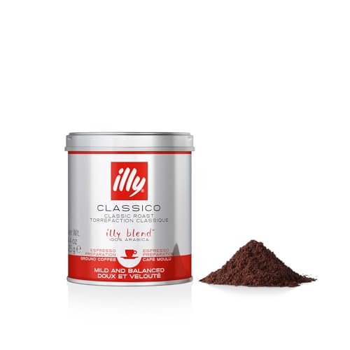 illy Kaffee, Gemahlener Espresso klassische Röstung - 1 Dose zu 125 g von illy