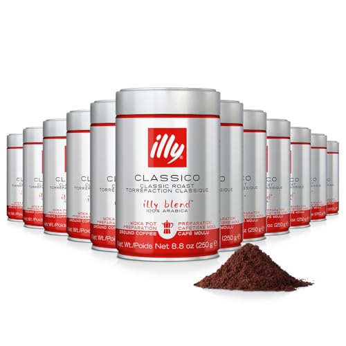 illy Moka gemahlen, classico, 250 g von illy