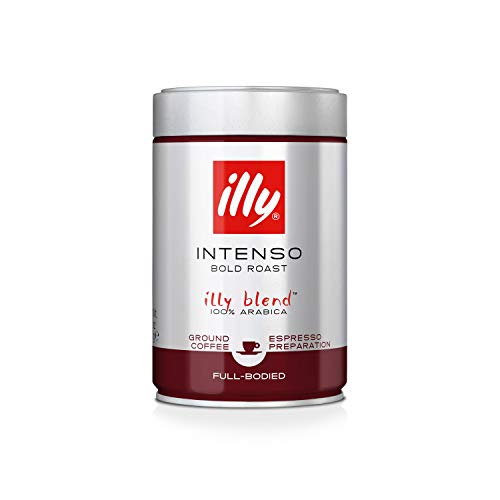 illy Espresso gemahlen, intenso, vollmundig- aromatisch 250g von illycaffè