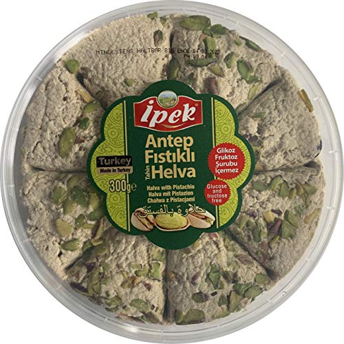 Helva mit Pistazien - 300g - glukosefrei fruktosefrei - Antep Fistikli Helva von ipek